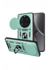 Mey İthalat®   Mi 15 Ultra Kılıf Pars Lens Yüzüklü Silikon - Yeşil
