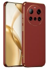 Mey İthalat®   Mi 15 Ultra Kılıf Volet Silikon - Kırmızı