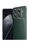 Mey İthalat®   Mi 15T Pro Auto Focus Karbon Kapak - Koyu Yeşil