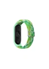 Mey İthalat®   Mi Band 4 Star Kordon - Turkuaz-Yeşil
