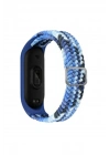 Mey İthalat®   Mi Band 6 Star Kordon - Lacivert-Mavi