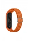 Mey İthalat®   Mi Band 6 Star Kordon - Turuncu