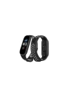 Mey İthalat®   Mi Band 7 Spor Delikli Kordon - Siyah-Gri