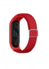 Mey İthalat®   Mi Band 7 Star Kordon - Kırmızı
