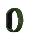 Mey İthalat®   Mi Band 7 Star Kordon - Koyu Yeşil