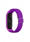 Mey İthalat®   Mi Band 7 Star Kordon - Mor