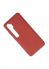 Mey İthalat®   Mi Note 10 Lite Kılıf Nano içi Kadife Silikon - Kiremit