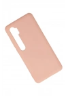 Mey İthalat®   Mi Note 10 Lite Kılıf Nano içi Kadife Silikon - Pudra
