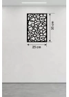 Mey İthalat® Modern Bağlantı Temalı Ahşap Duvar Tablosu - 25x35 cm Lazer Kesim Soyut Pano