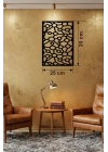 Mey İthalat® Modern Bağlantı Temalı Ahşap Duvar Tablosu - 25x35 cm Lazer Kesim Soyut Pano
