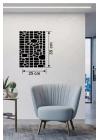 Mey İthalat® Modern Geometrik Desenli Ahşap Duvar Tablosu - 25x35 cm Dekoratif Pano