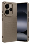 Mey İthalat®   Note 14 5G Auto Focus Karbon Kapak - Kahverengi