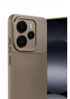 Mey İthalat®   Note 14 5G Auto Focus Karbon Kapak - Kahverengi