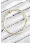 Mey İthalat® Pirinç Charm Topcuk Model Gold Renk Kadın Bileklik
