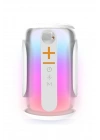 Mey İthalat®  Pluse 8 RGB Kablosuz Hoparlör - Beyaz