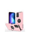 Mey İthalat®   Poco F3 Kılıf Elit Yüzüklü Kapak - Pembe