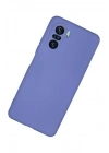 Mey İthalat®   Poco F3 Kılıf Nano içi Kadife Silikon - Lila