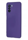 Mey İthalat®   Poco F3 Kılıf Nano içi Kadife Silikon - Mor