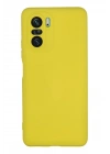 Mey İthalat®   Poco F3 Kılıf Nano içi Kadife Silikon - Sarı