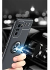 Mey İthalat®   Poco F3 Kılıf Range Yüzüklü Silikon - Mavi