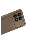 Mey İthalat®   Poco F8 Pro Auto Focus Karbon Kapak - Kahverengi