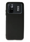 Mey İthalat®   Poco M4 Pro 4G Kılıf First Silikon - Siyah