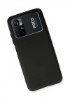 Mey İthalat®   Poco M4 Pro 4G Kılıf First Silikon - Siyah