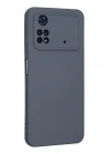 Mey İthalat®   Poco M4 Pro 4G Kılıf Nano içi Kadife Silikon - Gri