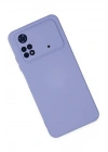 Mey İthalat®   Poco M4 Pro 4G Kılıf Nano içi Kadife Silikon - Lila