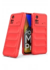 Mey İthalat®   Poco M4 Pro 4G Kılıf Optimum Silikon - Kırmızı