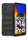 Mey İthalat®   Poco M4 Pro 4G Kılıf Optimum Silikon - Siyah