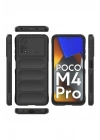 Mey İthalat®   Poco M4 Pro 4G Kılıf Optimum Silikon - Siyah