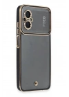Mey İthalat®   Poco M5 Kılıf Liva Lens Silikon - Siyah