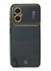 Mey İthalat®   Poco M5 Kılıf Liva Lens Silikon - Yeşil
