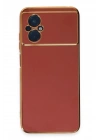 Mey İthalat®   Poco M5 Kılıf Volet Silikon - Kırmızı