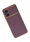Mey İthalat®   Poco M5 Kılıf Volet Silikon - Mor