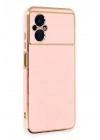 Mey İthalat®   Poco M5 Kılıf Volet Silikon - Pembe