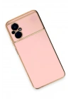 Mey İthalat®   Poco M5 Kılıf Volet Silikon - Pembe