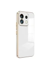 Mey İthalat®   Poco M6 Pro 4G Kılıf Volet Silikon - Beyaz