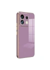 Mey İthalat®   Poco M6 Pro 4G Kılıf Volet Silikon - Mor