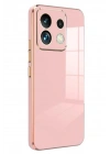 Mey İthalat®   Poco M6 Pro 4G Kılıf Volet Silikon - Pembe