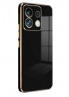 Mey İthalat®   Poco M6 Pro 4G Kılıf Volet Silikon - Siyah