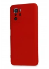 Mey İthalat®   Poco X3 GT Kılıf Nano içi Kadife Silikon - Kırmızı