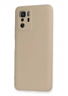 Mey İthalat®   Poco X3 GT Kılıf Nano içi Kadife Silikon - Pudra