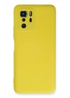 Mey İthalat®   Poco X3 GT Kılıf Nano içi Kadife Silikon - Sarı