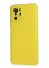Mey İthalat®   Poco X3 GT Kılıf Nano içi Kadife Silikon - Sarı