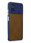 Mey İthalat®   Poco X4 Pro 5G Kılıf Montreal Silikon Kapak - Lacivert