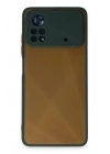 Mey İthalat®   Poco X4 Pro 5G Kılıf Montreal Silikon Kapak - Yeşil