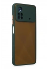 Mey İthalat®   Poco X4 Pro 5G Kılıf Montreal Silikon Kapak - Yeşil