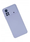 Mey İthalat®   Poco X4 Pro 5G Kılıf Nano içi Kadife Silikon - Lila